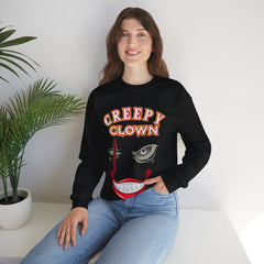 Creepy Clown - Unisex Heavy Blend™ Crewneck Sweatshirt