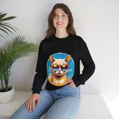 Cool Burmilla Cat - Unisex Heavy Blend™ Crewneck Sweatshirt