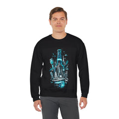 Cyberpunk Metropolis - Unisex Heavy Blend™ Crewneck Sweatshirt