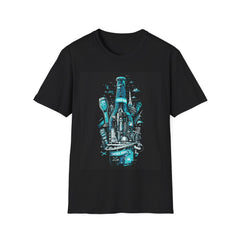 Cyberpunk Metropolis - Unisex Softstyle T-Shirt