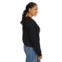 Angel Wing Cross - Women's Heavy Blend™ Crewneck Sweatshirt