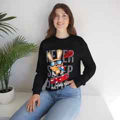It's Time To Jump - Unisex Heavy Blend™ Crewneck Sweatshirt