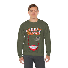 Creepy Clown - Unisex Heavy Blend™ Crewneck Sweatshirt