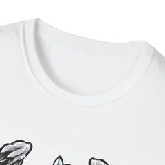 Angel Wing Cross - Unisex Softstyle T-Shirt