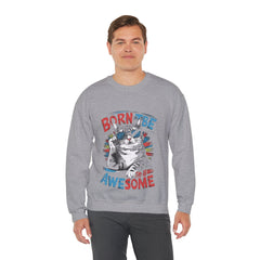 Born To Be Awesome - Unisex Heavy Blend™ Crewneck Sweatshirt