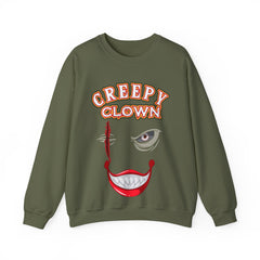 Creepy Clown - Unisex Heavy Blend™ Crewneck Sweatshirt