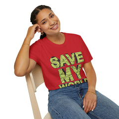 Save My World - Unisex Softstyle T-Shirt