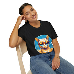 Cute Burmilla Cat - Unisex Softstyle T-Shirt