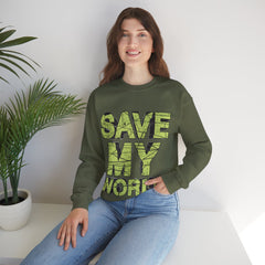 Save My World - Unisex Heavy Blend™ Crewneck Sweatshirt