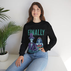 Finally Married - Unisex Heavy Blend™ Crewneck Sweatshirt