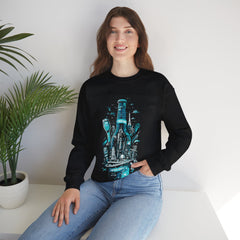 Cyberpunk Metropolis - Unisex Heavy Blend™ Crewneck Sweatshirt