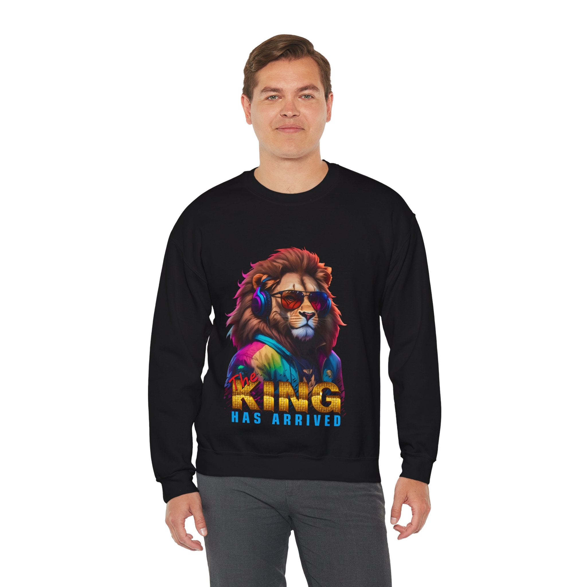 The King Has Arrived - Men's Heavy Blend™ Crewneck Sweatshirt