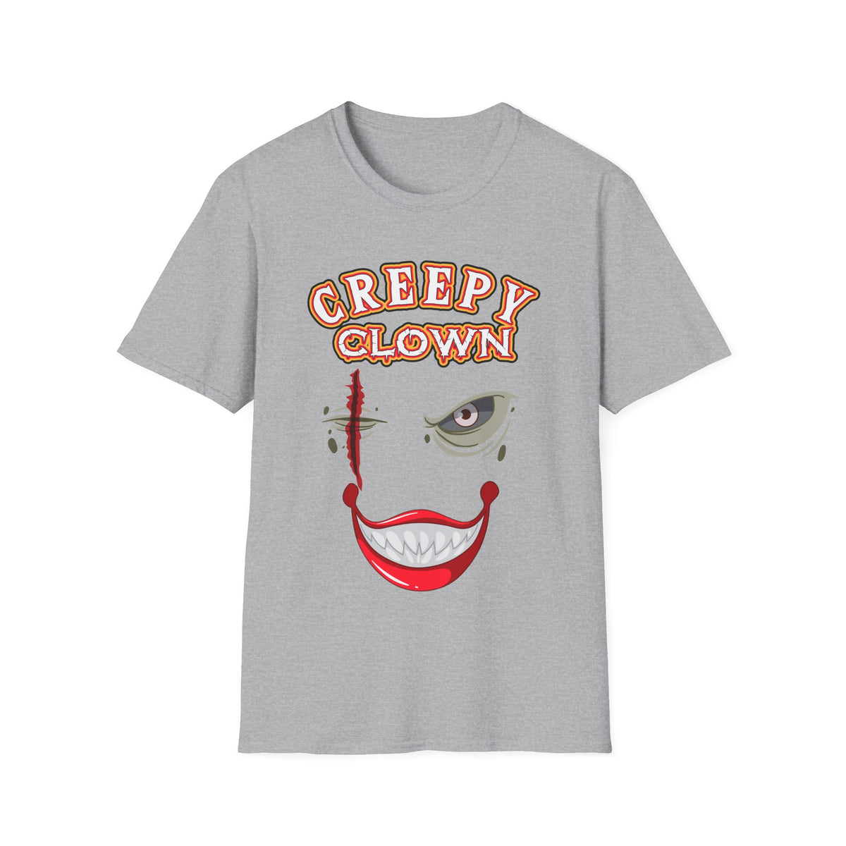 Creepy Clown - Unisex Softstyle T-Shirt