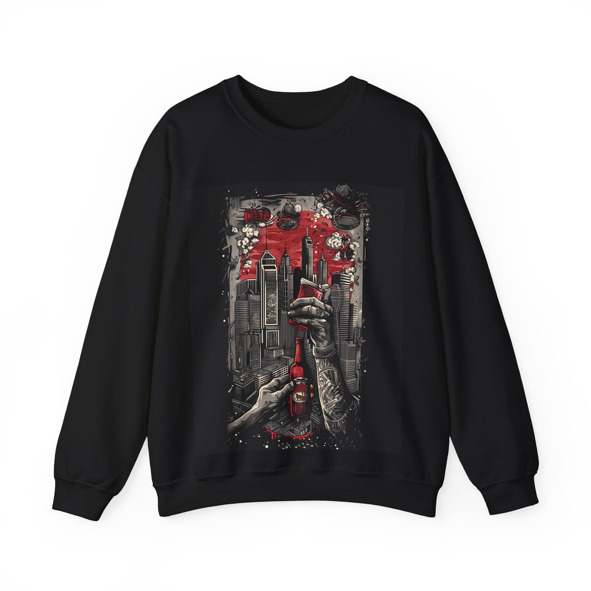 Cityscape - Unisex Heavy Blend™ Crewneck Sweatshirt