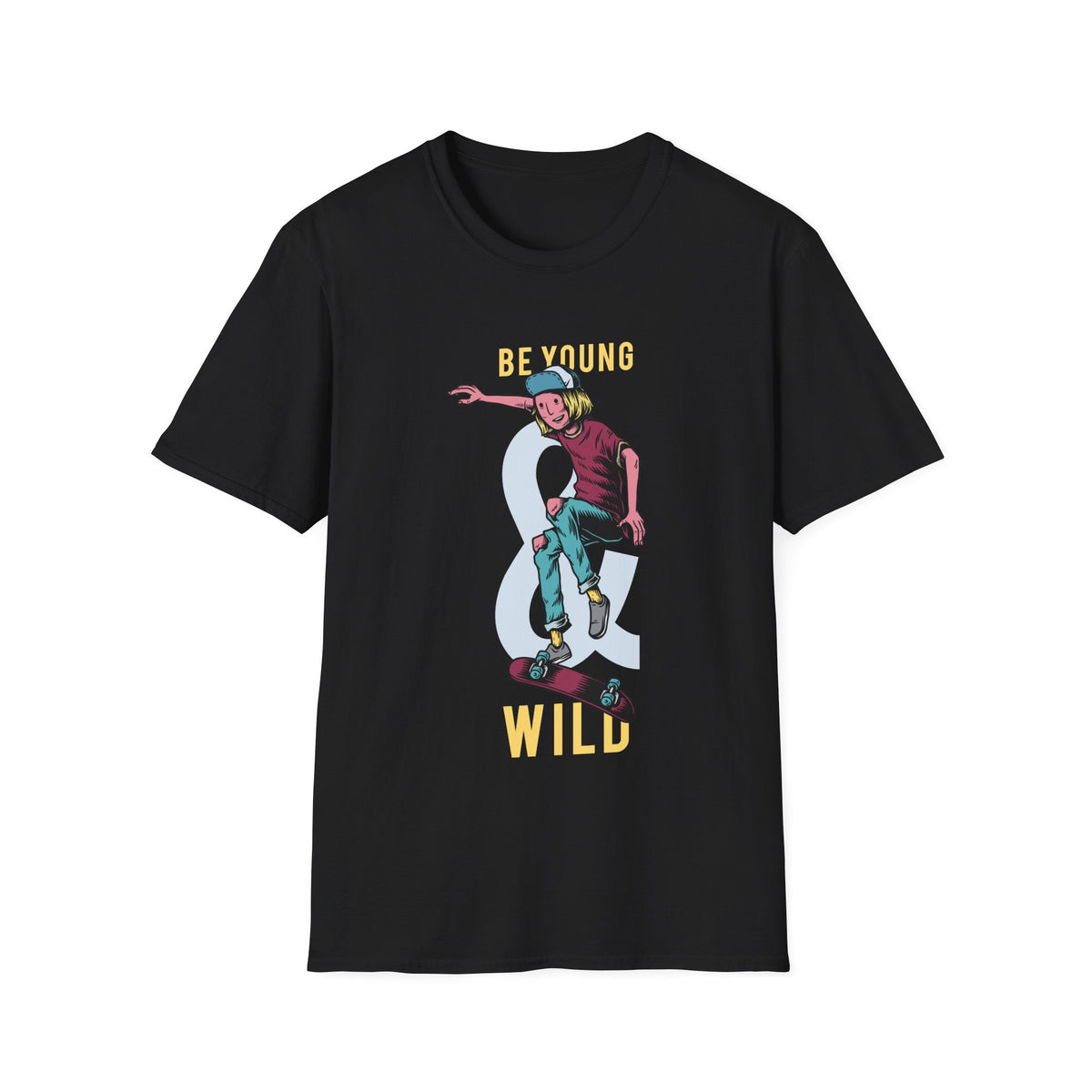 Be Young & Wild - Men's Softstyle T-Shirt