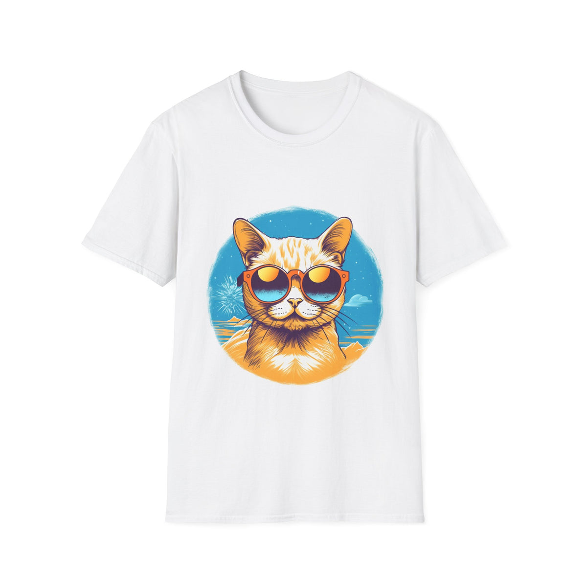 Cute Burmilla Cat - Unisex Softstyle T-Shirt