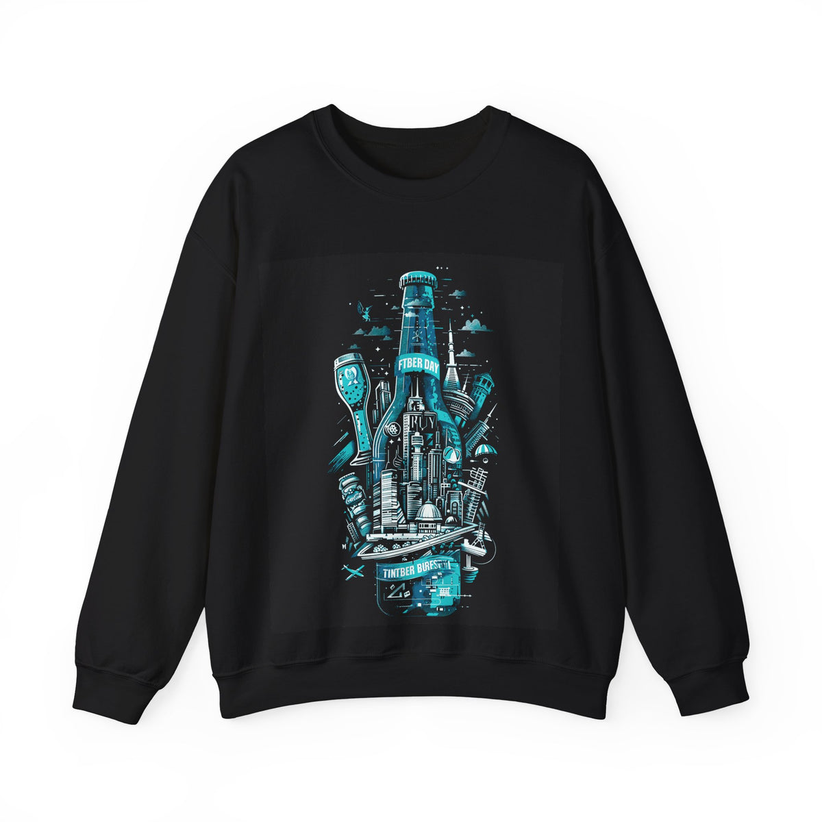 Cyberpunk Metropolis - Unisex Heavy Blend™ Crewneck Sweatshirt