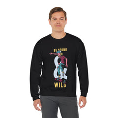 Be Young & Wild - Men's Heavy Blend™ Crewneck Sweatshirt