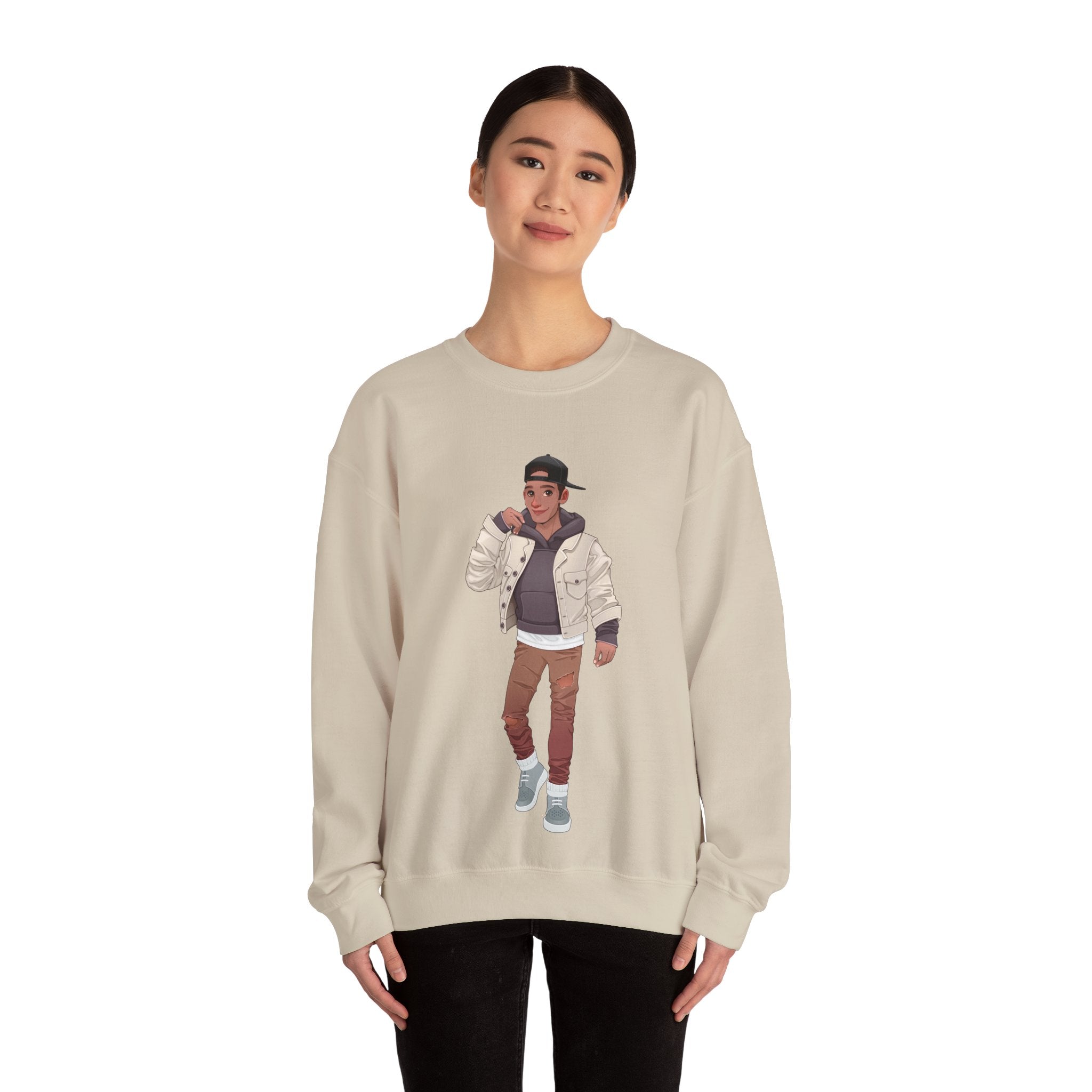 Stylish Boy - Men's Heavy Blend™ Crewneck Sweatshirt