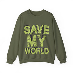 Save My World - Unisex Heavy Blend™ Crewneck Sweatshirt