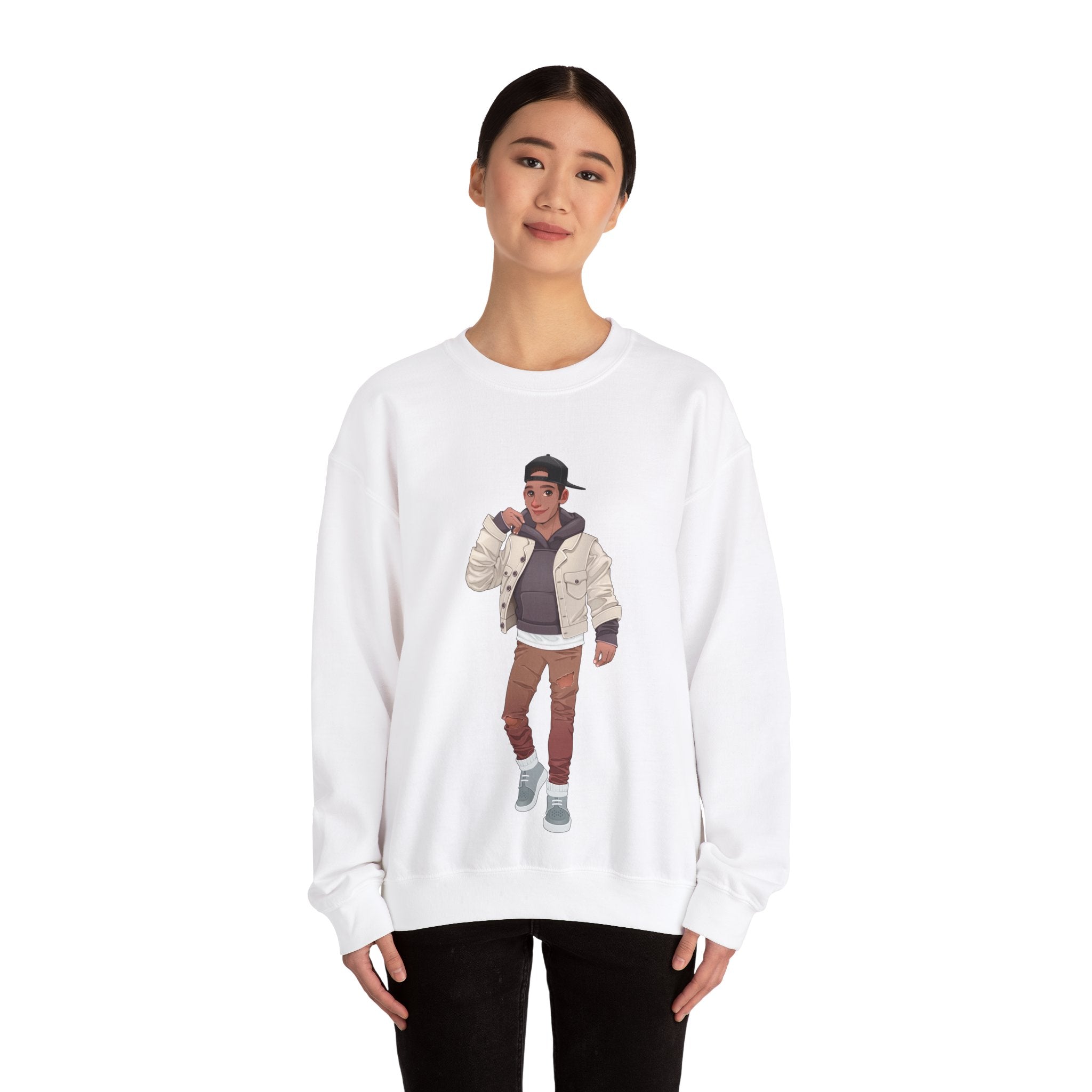 Stylish Boy - Men's Heavy Blend™ Crewneck Sweatshirt
